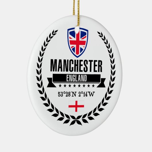 Manchester Keramisch Ornament (Rechts)