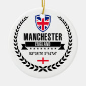 Manchester Keramisch Ornament (Voorkant)