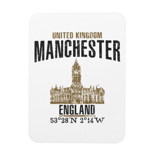 Manchester Magneet (Verticaal)