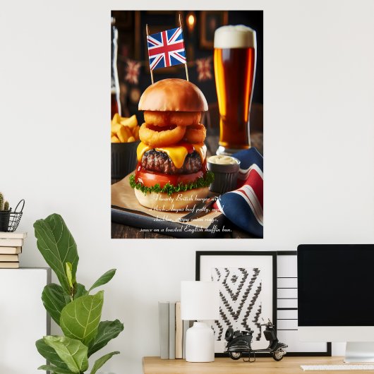 Manchester Munchies: Pub Classic 24x36 Poster (Thuiskantoor)