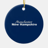 Manchester, New Hampshire Ornament (Voorkant)