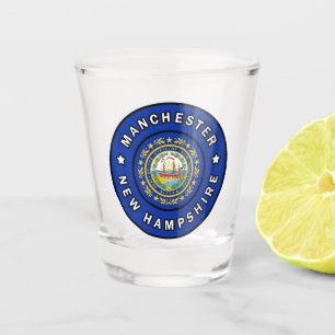 Manchester New Hampshire Shot Glas
