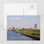 Manchester of Salford Quays Briefkaart (Voorkant / Achterkant)