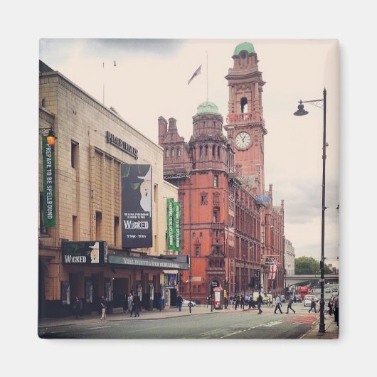 Manchester Oxford Road Magnet Magneet (Voorkant)