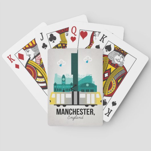 Manchester Pokerkaarten (Achterkant)