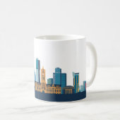 Manchester Skyline Koffiemok (Voorkant rechts)
