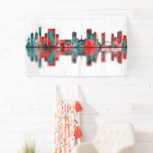 Manchester Skyline Spandoek (Insitu)