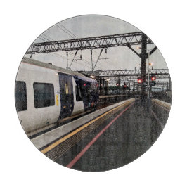 Manchester station, bij nacht snijplank