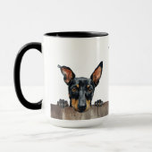Manchester Terrier Chien Mug (Gauche)