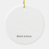 Manchester Terrier Holiday Ornament (Achterkant)