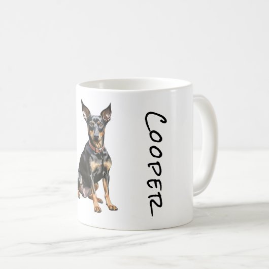 Manchester Terrier Mug (Devant droit)