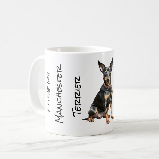 Manchester Terrier Mug (Devant gauche)