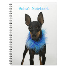 Manchester Terrier Notitieboek Blue