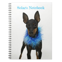 Manchester Terrier Notitieboek Blue