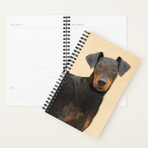 Manchester Terrier Peinture Art animal original