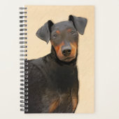 Manchester Terrier schilderij originele dierlijke Planner (Voorkant)