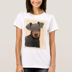 Manchester Terrier schilderij originele dierlijke T-shirt