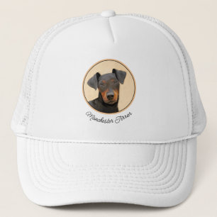 Manchester Terrier schilderij originele dierlijke  Trucker Pet