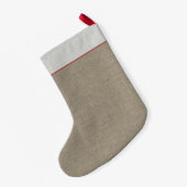 Manchester Terrier Silhouette met Long Tail Xmas Kleine Kerstsok (Achterkant (Hangend))