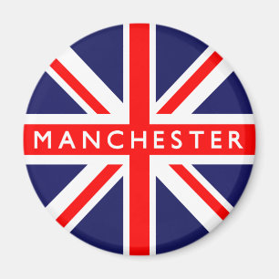 Manchester UK Flag Magneet