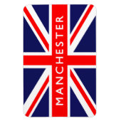 Manchester UK Flag Magneet (Verticaal)