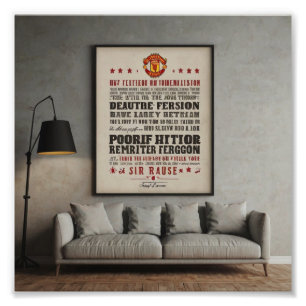 Manchester United Foto Afdruk