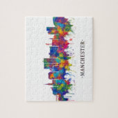 Manchester USA Skyline Legpuzzel (Verticaal)