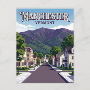 Manchester Verenigde Staten Briefkaart