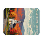 Manchester Vermont Travel Magneet (Horizontaal)