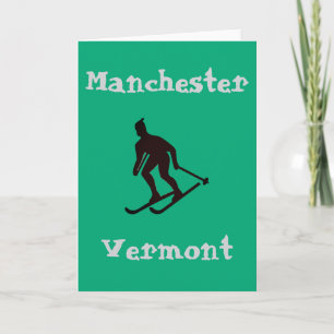 Manchester, VT (Green Mountain Apres Skigebied) Kaart