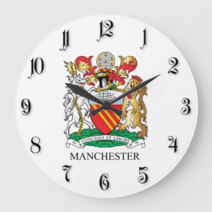 Manchester wapen grote klok