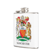 Manchester wapen heupfles (Links)