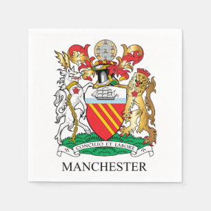 Manchester wapen servetten
