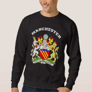 Manchester Wapenschild Souvenir Vlag Engeland Trui