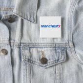 manchestr flickr vierkante button 5,1 cm (In situ)