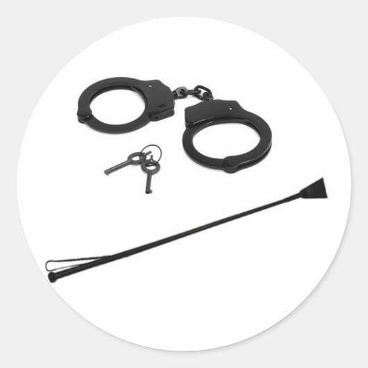 MANCHETTEN EN GEWASSEN RONDE STICKER (Voorkant)