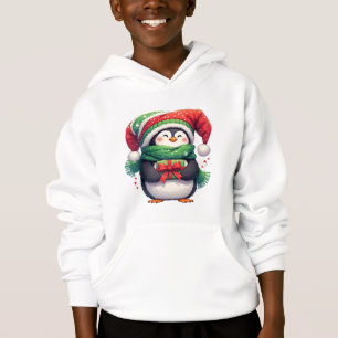 Manchot adorable habillé pour Noël