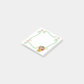 Manchot de Noël dans des Post-It de tasse (Incliné)