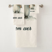 Manchot d'hiver « Meilleure maman de tous les temp (En situation)