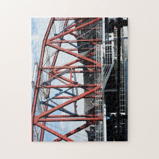 Manchster Dockland Bridge. Legpuzzel (Verticaal)