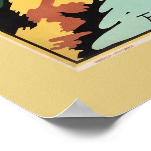 Manchuria en de Grote Muur reizen en reizen Poster (Hoek)