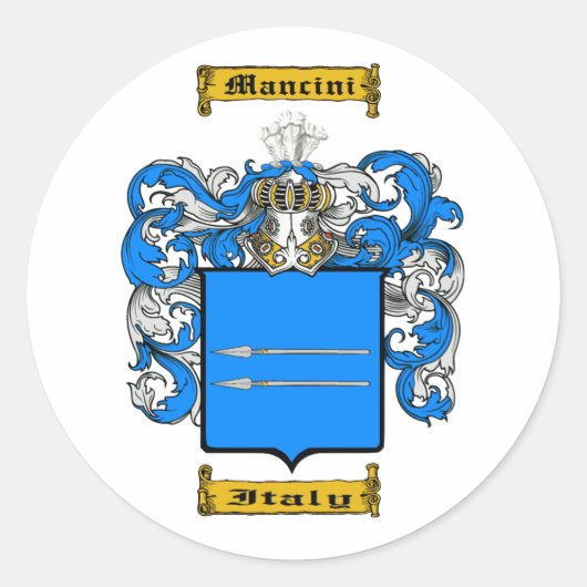 Mancini Ronde Sticker (Voorkant)