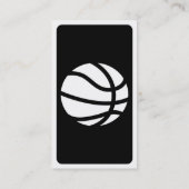 mand basketbal visitekaartje (Achterkant)