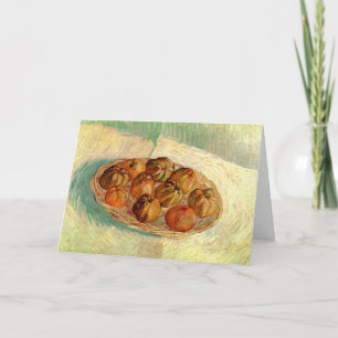 Mand met appels aan Pissarro door Vincent van Gogh Kaart