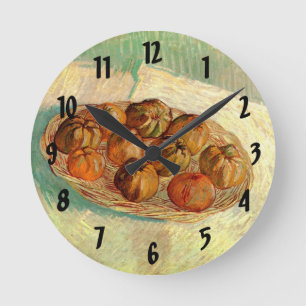 Mand met appels aan Pissarro door Vincent van Gogh Ronde Klok