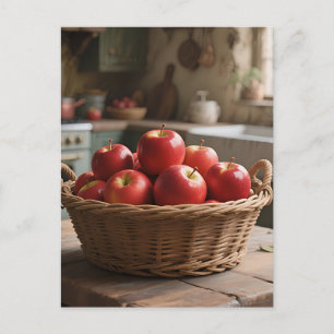 Mand met Rode Appels Briefkaart