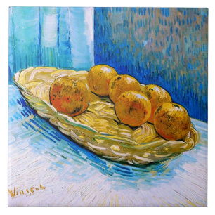 Mand met Zes Oranges Van Gogh Fine Art. Tegeltje
