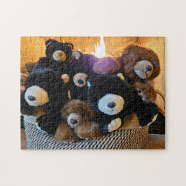 Mand van beren puzzel, 28 x 35,5 cm, 252 stukjes legpuzzel