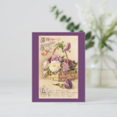 Mand van Mums Verjaardag Briefkaart (Staand voorkant)