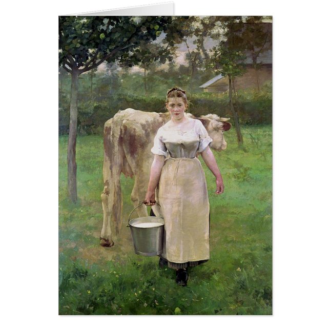 Manda Lametrie, La Fermière, 1887 (Devant)